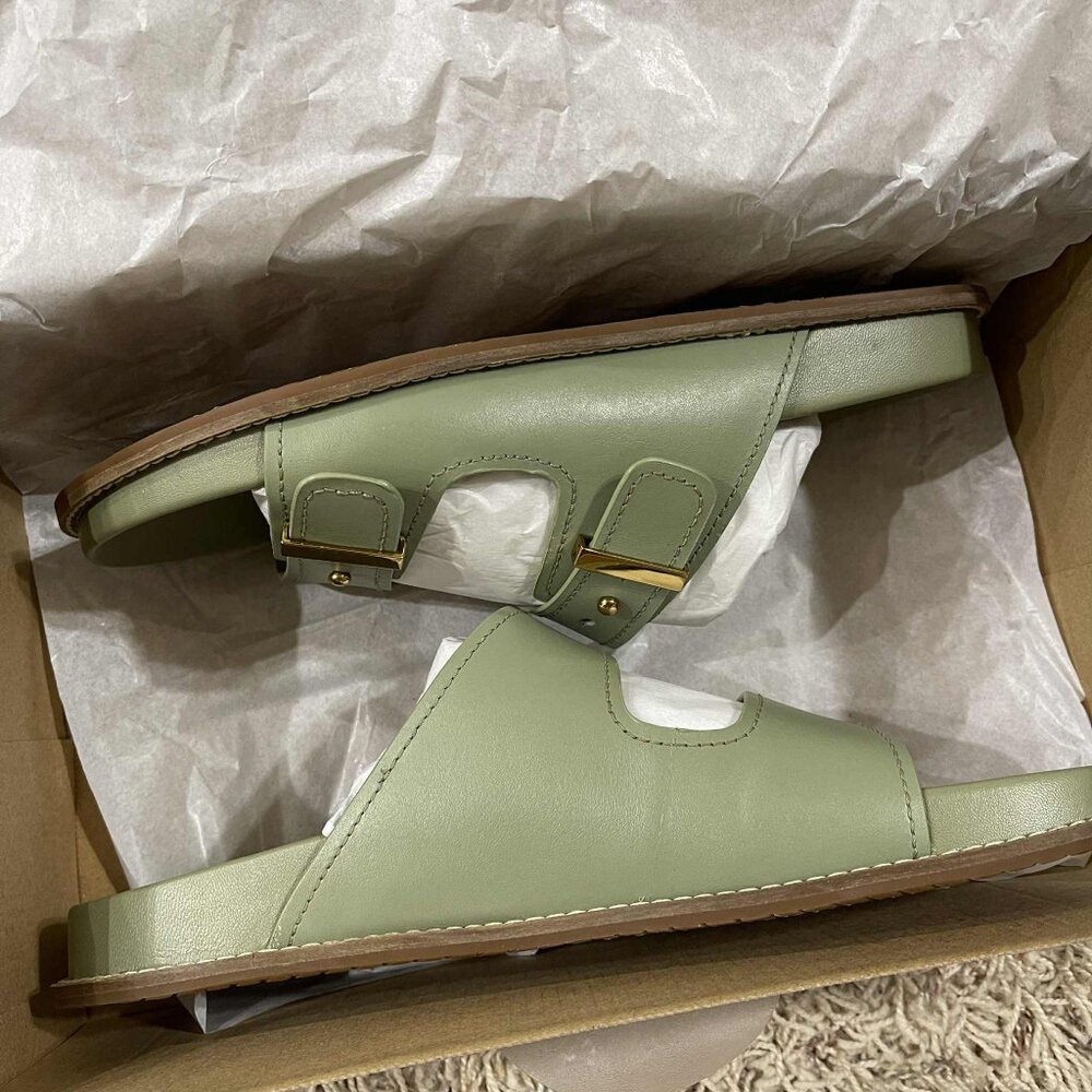 Cole Haan Women's Marisol Footbed Sandals Shoes Oil Green, Size 9 (New in Box) - Picture 6 of 16